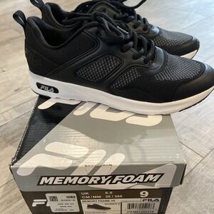 Fila Women's Memory Foam Frame V6 Athletic Running‎ Shoes - Grey or Black Size 9